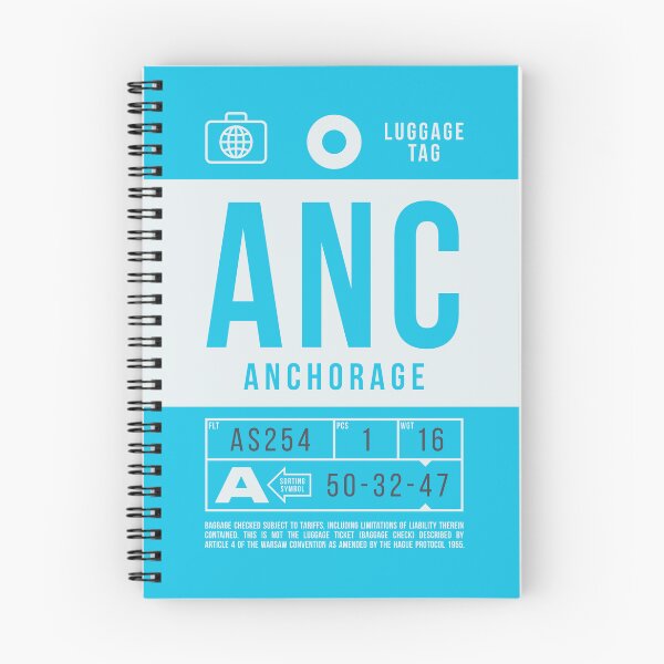 Item preview, Luggage Tag B - ANC Anchorage Alaska USA designed and sold by VoodooCircus.
