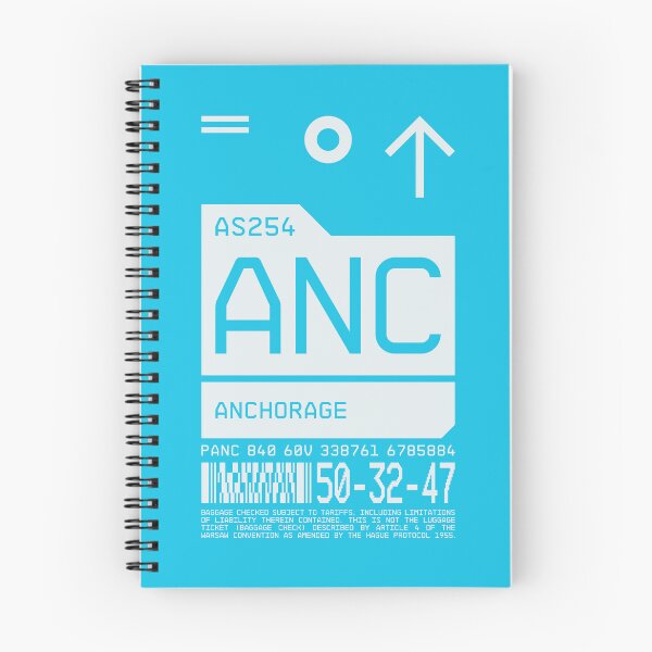 Item preview, Luggage Tag C - ANC Anchorage Alaska USA designed and sold by VoodooCircus.