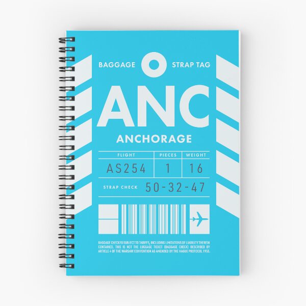 Item preview, Luggage Tag D - ANC Anchorage Alaska USA designed and sold by VoodooCircus.