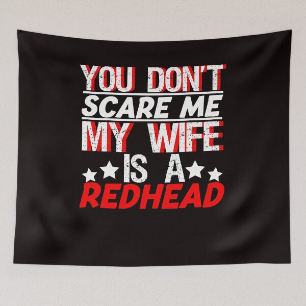 Item preview, Redhead Wife Ginger Bride Red Hair Haired Orange Red Head designed and sold by TomGiantDesigns.