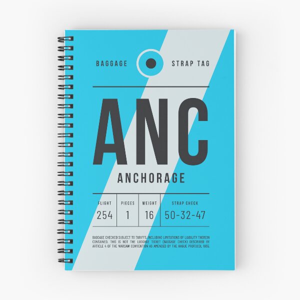 Item preview, Luggage Tag E - ANC Anchorage Alaska USA designed and sold by VoodooCircus.