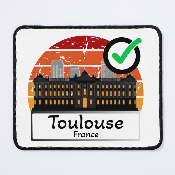 Artikelvorschau, Toulouse Frankreich Landmark Vintage entworfen und verkauft von WhereIsTravis.