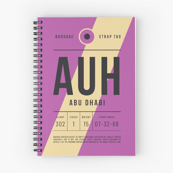 Item preview, Luggage Tag E - AUH Abu Dhabi UAE designed and sold by VoodooCircus.