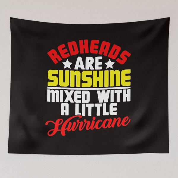 Item preview, Redheads Sunshine Hurricane Ginger Red Orange Head Irish designed and sold by TomGiantDesigns.