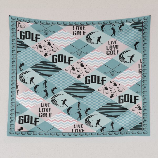 Item preview, Golf - Pattern Cross X Blanket designed and sold by AubreeFashion.