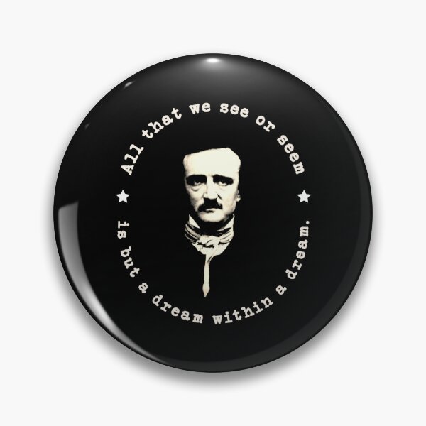 Item preview, Edgar Allan Poe Art Gift Fan designed and sold by SampoKataja.