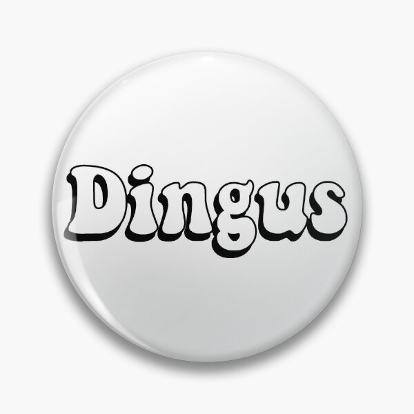 Item preview, Black and White Dingus Sticker designed and sold by morgan1205.