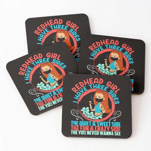 Artikelvorschau, Drei Seiten des rothaarigen Mädchens Ginger Red Orange Hair Haired entworfen und verkauft von TomGiantDesigns.