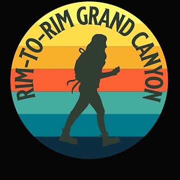 Artwork thumbnail, Rim to Rim Hike Grand Canyon Hiking by CattlettArt
