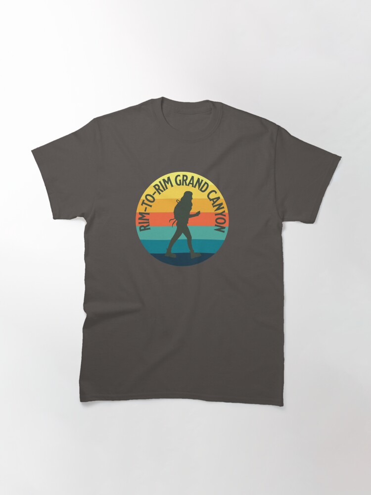 Thumbnail 3 of 7, Classic T-Shirt, Rim to Rim Hike Grand Canyon Hiking designed and sold by CattlettArt.