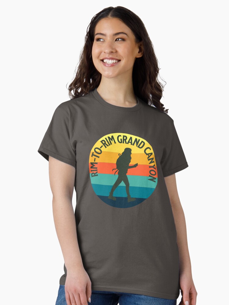 Thumbnail 2 of 7, Classic T-Shirt, Rim to Rim Hike Grand Canyon Hiking designed and sold by CattlettArt.