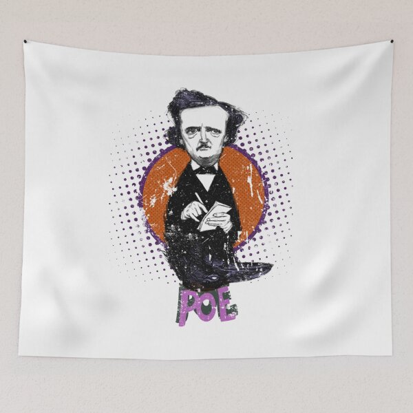 Item preview, Edgar Allan Poe Bird FanArt Gift designed and sold by SampoKataja.