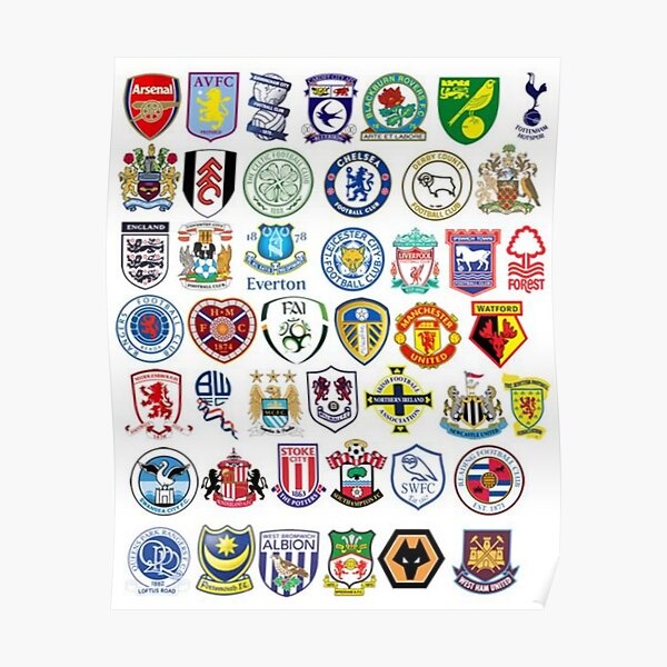 Les équipes de football Poster