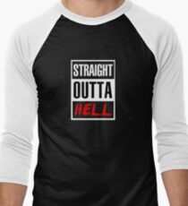 Straight Outta Hell Men's Baseball ¾ T-Shirt