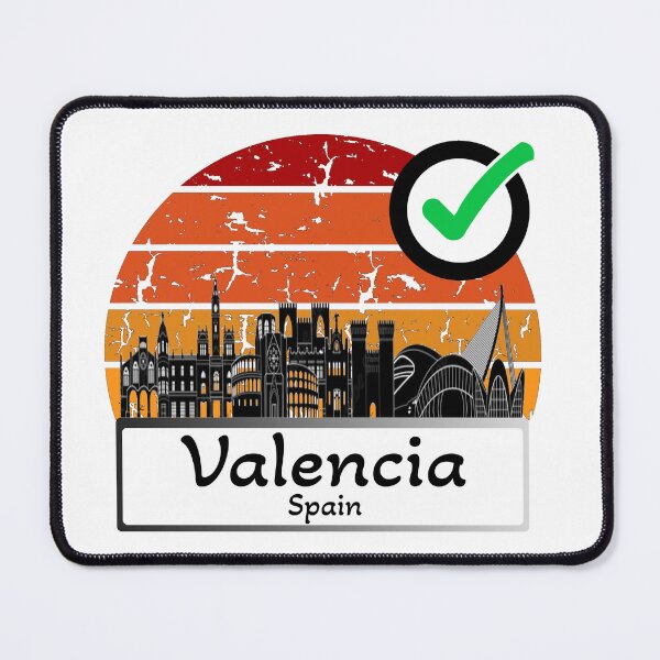 Item preview, valencia spain Skyline Vintage1 designed and sold by WhereIsTravis.