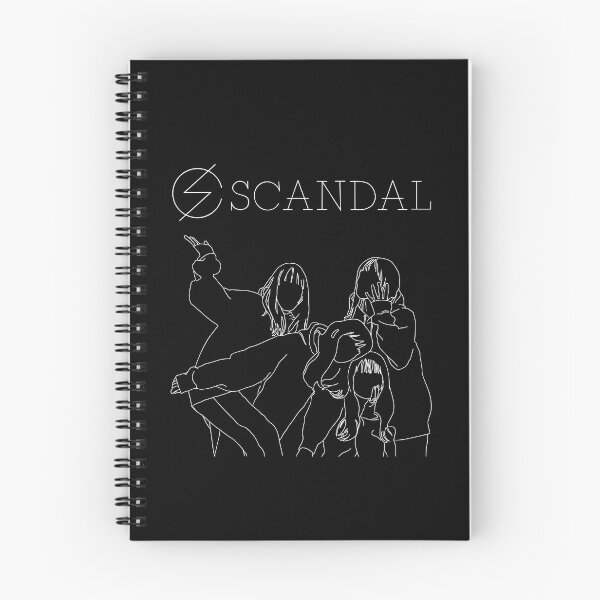 Item preview,  *White Ver* Scandal Japanese Band Line Art with Logo designed and sold by Toshi and Co..
