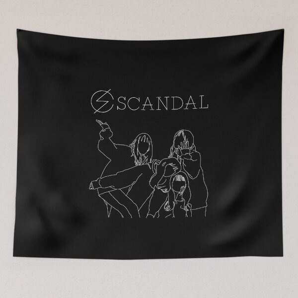 Item preview,  *White Ver* Scandal Japanese Band Line Art with Logo designed and sold by Toshi and Co..