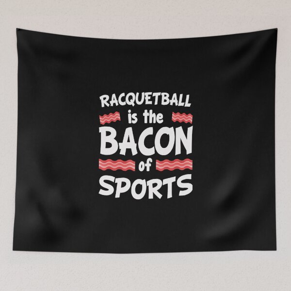 Item preview, Racquetball Is The Bacon Of Sports Funny Essential T-Shirt designed and sold by janlzmaude.