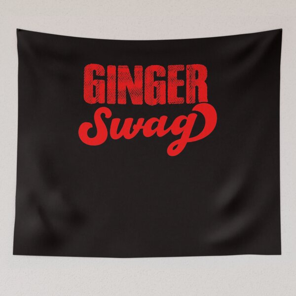 Item preview, Ginger Swag Redhead Team Red Orange Hair Haired Irish designed and sold by TomGiantDesigns.