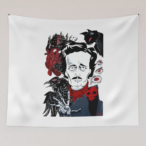 Item preview, Edgar Allan Poe Collage Gift Men designed and sold by SampoKataja.