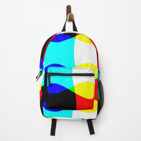 Item preview, Neon, Bright Primary Colors, Psychedelic, Sine Wave, Colorful Psychedelic Designs designed and sold by CreativeCranium.