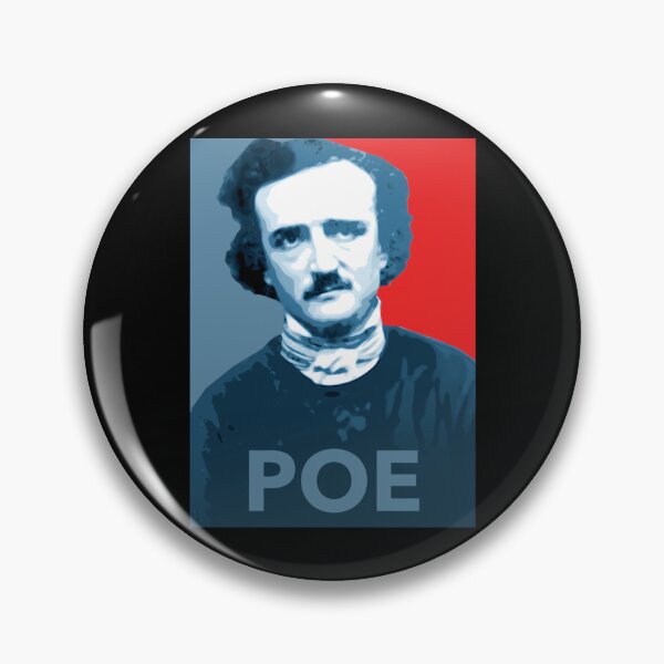 Item preview, Abanico de regalo retro de Edgar Allan Poe designed and sold by SampoKataja.