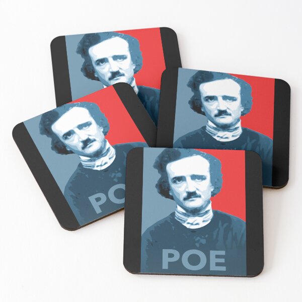 Item preview, Edgar Allan Poe Retro Gift Fan designed and sold by SampoKataja.