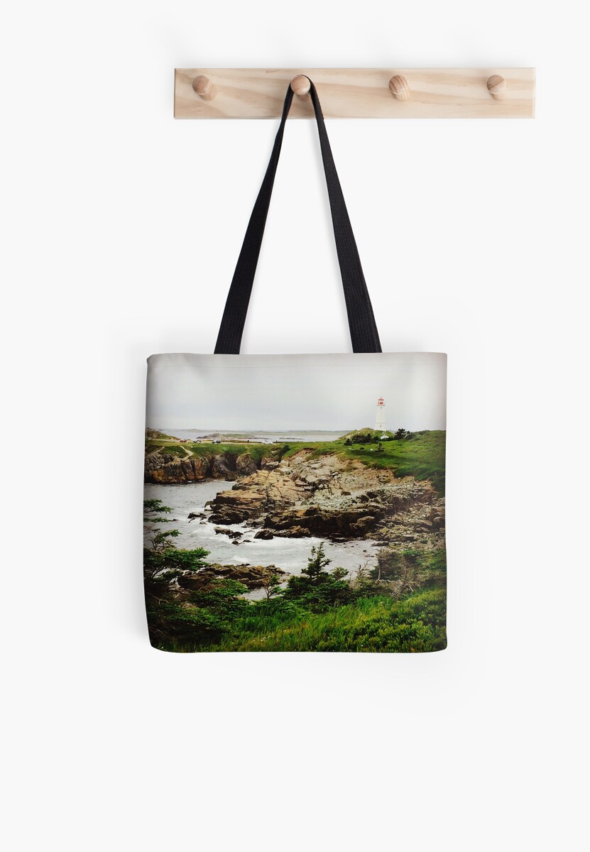 ‘Louisbourg Lights Up My Life’ Tote Bag by sspellmancann