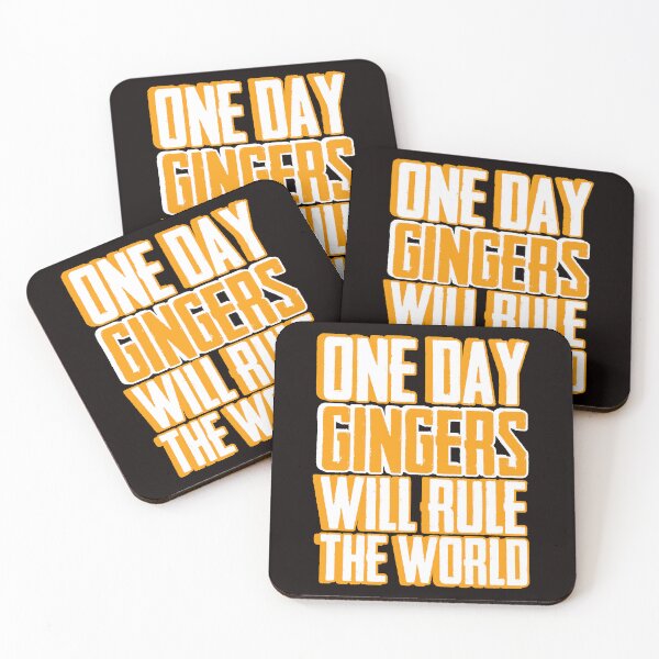 Item preview, Gingers Will Rule World Redhead Red Orange Haired designed and sold by TomGiantDesigns.
