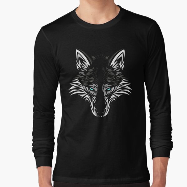 Queen of Cases Tropical Feathers Tribal Mens Longsleeve Tee