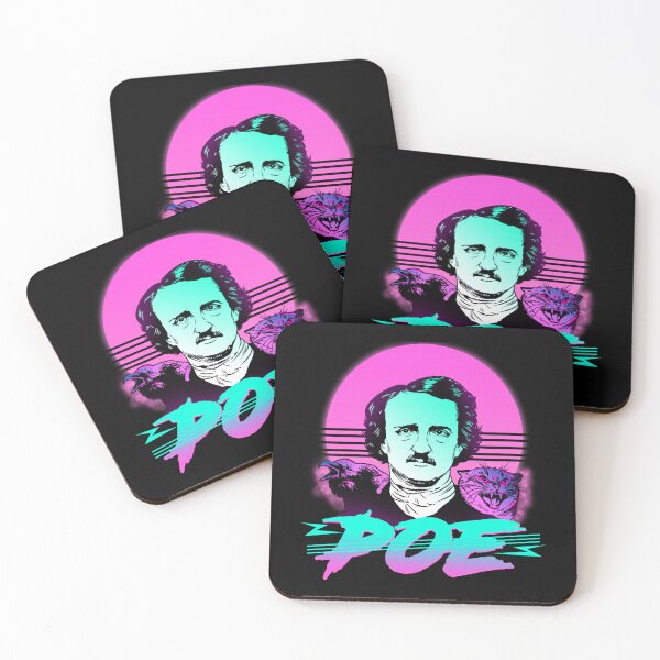 Item preview, Edgar Allan Poe Retrowave designed and sold by SampoKataja.