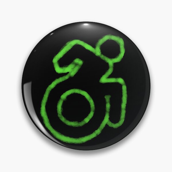 Item preview, Accessibility Logo (Green) designed and sold by O1RSH.