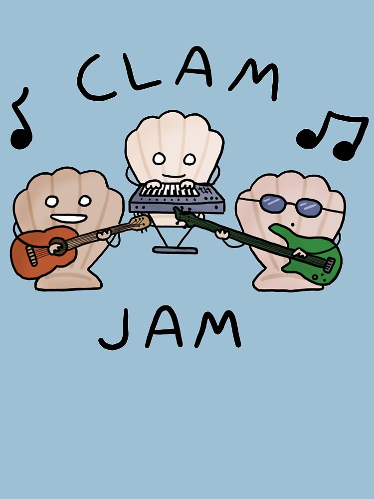 "Clam Jam" Tshirt for Sale by ferret250 Redbubble color tshirts