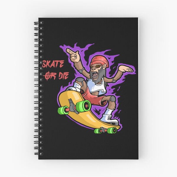 Item preview, Skate Or Die Monkey Skater Doing Tricks Sticker designed and sold by laureljusjv.