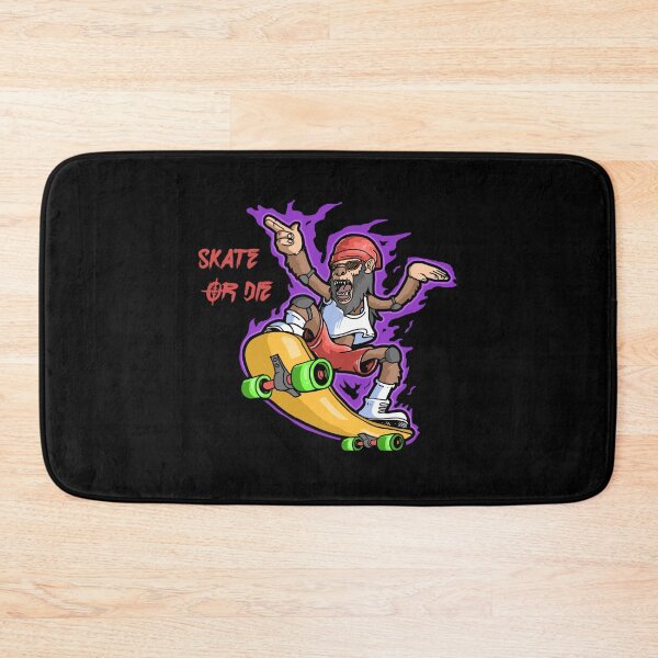 Item preview, Skate Or Die Monkey Skater Doing Tricks Sticker designed and sold by laureljusjv.