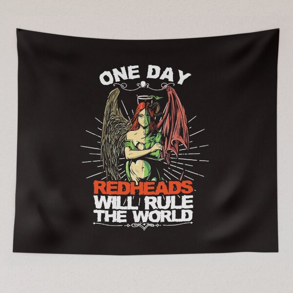 Artikelvorschau, Gingers wird die Welt regieren Redhead Angel Evil Ginger Irish entworfen und verkauft von TomGiantDesigns.