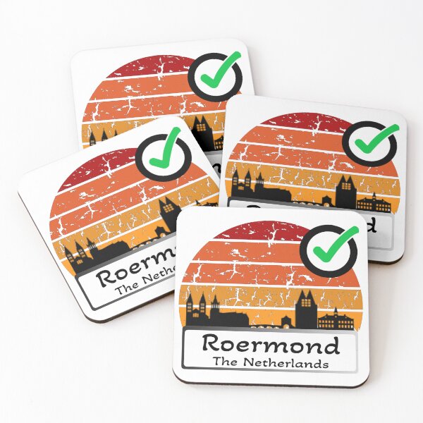 Item preview, roermond the Netherlands Skyline vintage vintage designed and sold by WhereIsTravis.