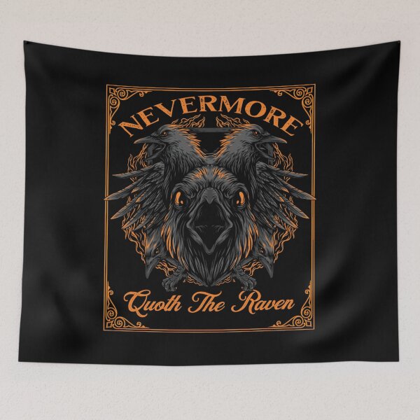 Item preview, Edgar Allan Poe The Raven Nevermore Gift designed and sold by SampoKataja.