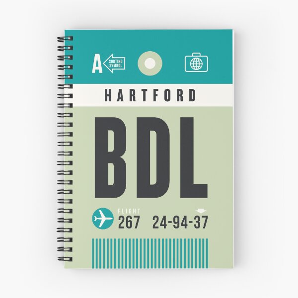 Item preview, Luggage Tag A - BDL Hartford Connecticut USA designed and sold by VoodooCircus.