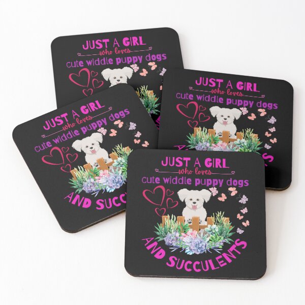 Item preview, Tshirt design for succulent lovers. Just a girl who loves dogs and succulents by dsrdirect designed and sold by dsrdirect.