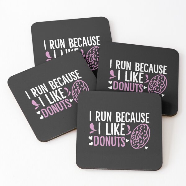 Item preview, I Run Because I Like Donuts designed and sold by Dufawa.