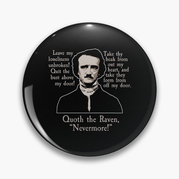 Item preview, Edgar Allan Poe The Raven Poem for Horror Fans designed and sold by SampoKataja.