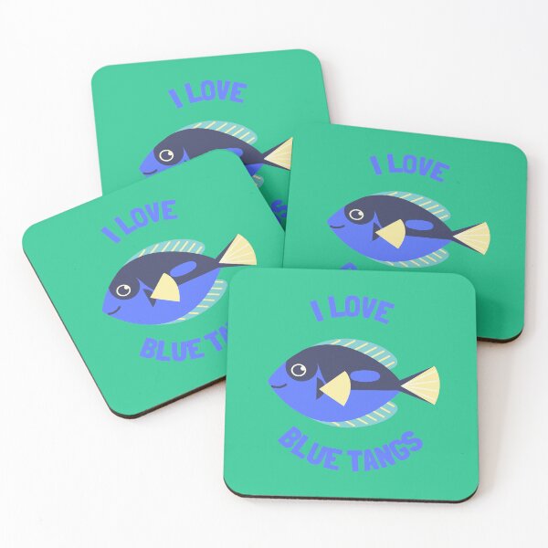 Item preview, I Love Blue Tangs designed and sold by GasconyPassion.