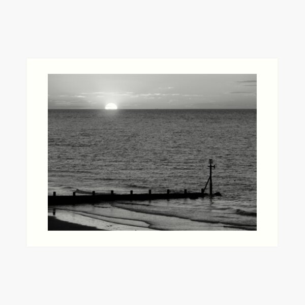 Silver Sunset Art Print