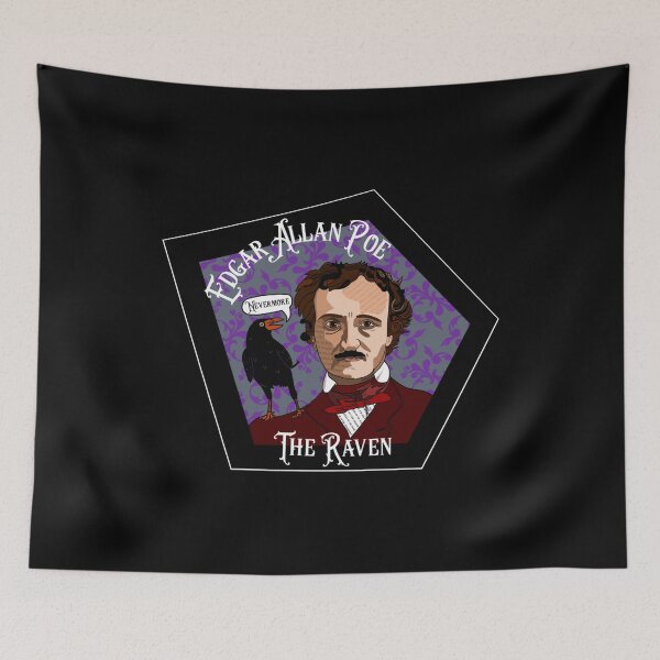 Item preview, Edgar Allan Poe The Raven Gift Fan designed and sold by SampoKataja.