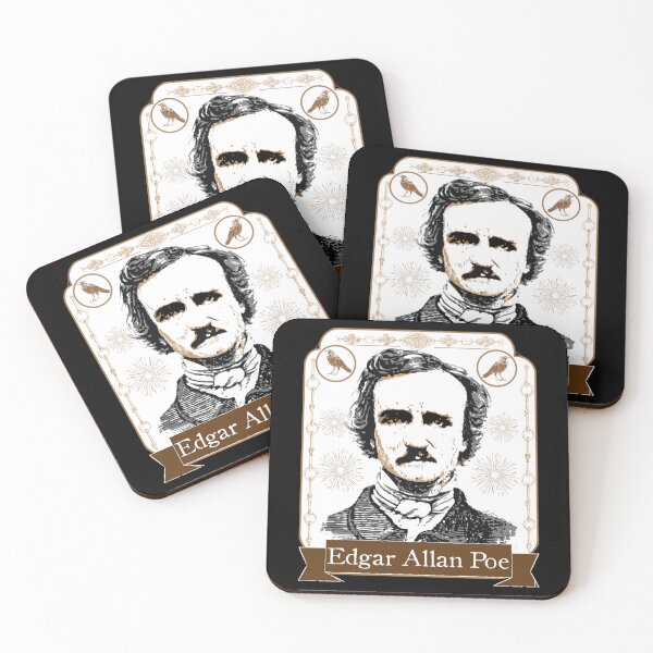 Item preview, Edgar Allan Poe Tribute Gift Fan designed and sold by SampoKataja.
