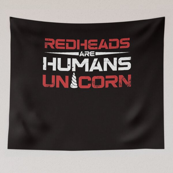 Item preview, Redheads Human Unicorn Magic Ginger Red Orange Hair Irish designed and sold by TomGiantDesigns.