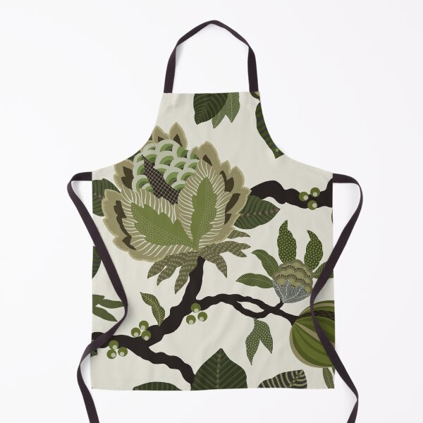 Item preview, Green Jacobean Floral designed and sold by Sarah Thorpe Designs .