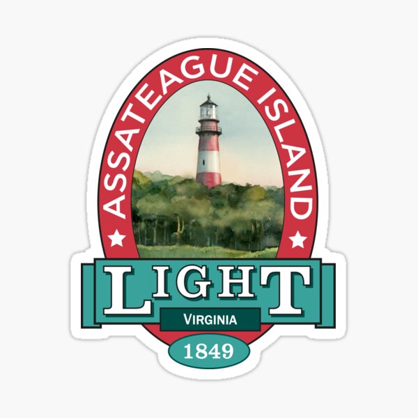 Assateague Island Lighthouse Sticker