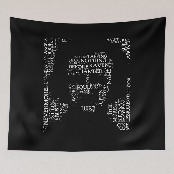 Item preview, Edgar Allan Poe's Words Gift Fan designed and sold by SampoKataja.